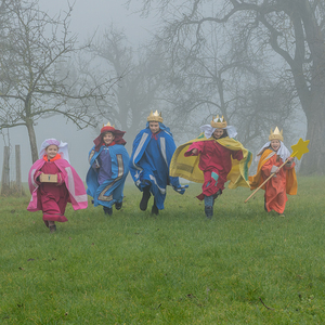 Die Sternsinger*innen waren in der Pfarre Kirchdorf an der Krems unterwegs