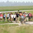 Pilgern am Oberösterreichischen Jakobsweg. © Christine Dittlbacher