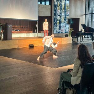 Lorenzo Ruta und Fleur Wijsman präsentierten das Pas de deux aus der aktuellen Tanzproduktion 'Romeo und Julia'
