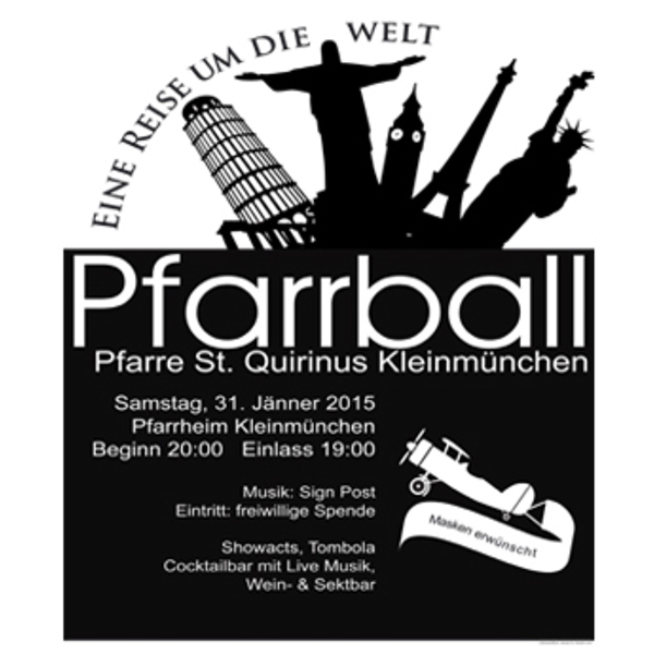 plakat zum ball