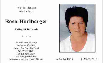 Rosa Hörlberger