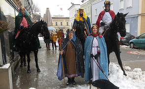 Sternsingen zu Pferd