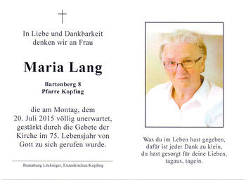 Maria Lang