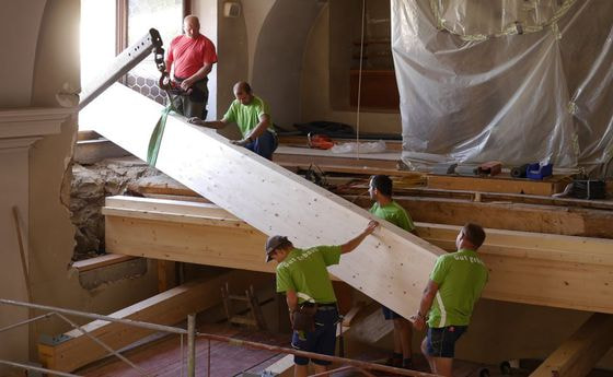 Kirchenrenovierung Eidenberg - Woche 6