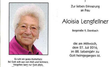 Aloisia Lengfellner