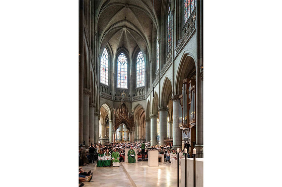 Uraufführung der Messe der Barmherzigkeit im Rahmen einer Heiligen Messe mit Bischof Manfred Scheuer im Mariendom.