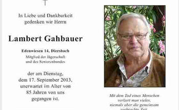 Lambert Gahbauer