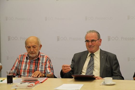 Josef Mayr (r.) und Hans Riedler / © Diözese Linz / Eckerstorfer Josef Mayr (r.) und Hans Riedler