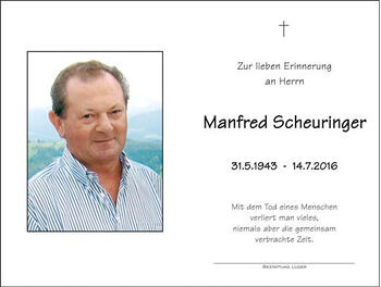 Manfred Scheuringer