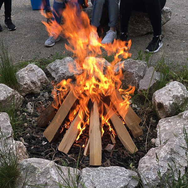 Grillerei nach der Firmstunde