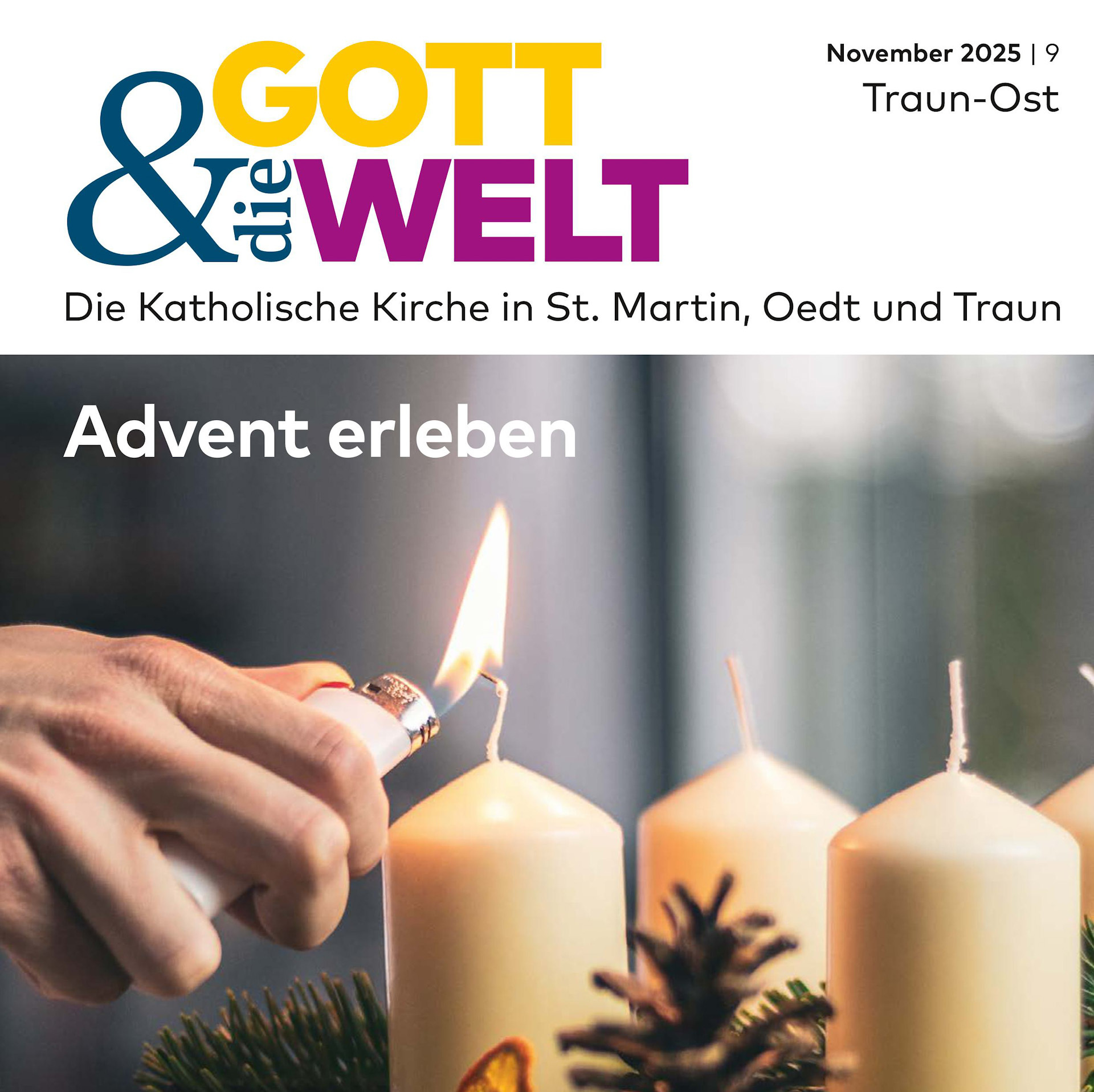Gott & die Welt - November 2025 / Pfarrgemeinde Traun Gott & die Welt - November 2025