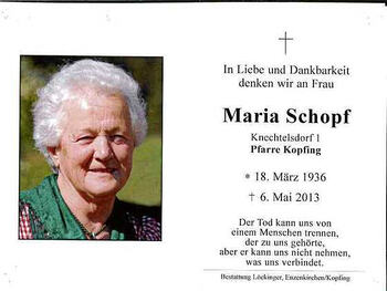 Maria Schopf