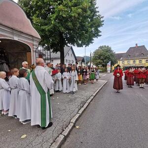 Segnung bei der Johanneskapelle