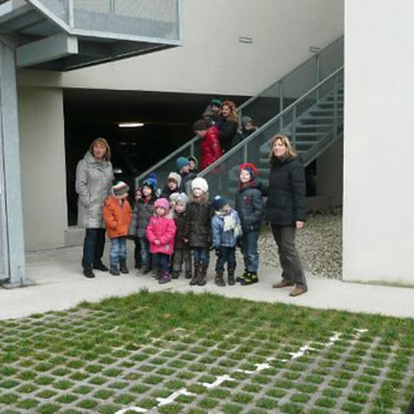 Feuerwehrübung im Kindergarten