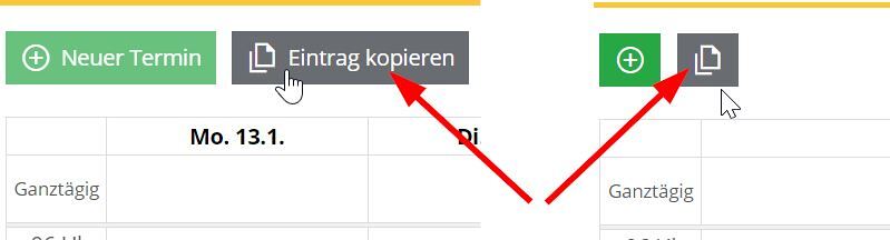 Eintrag kopieren / (c) FB Kommunikation Eintrag kopieren