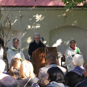 Erntedankfest am 4.10.2020 im Pfarrgarten