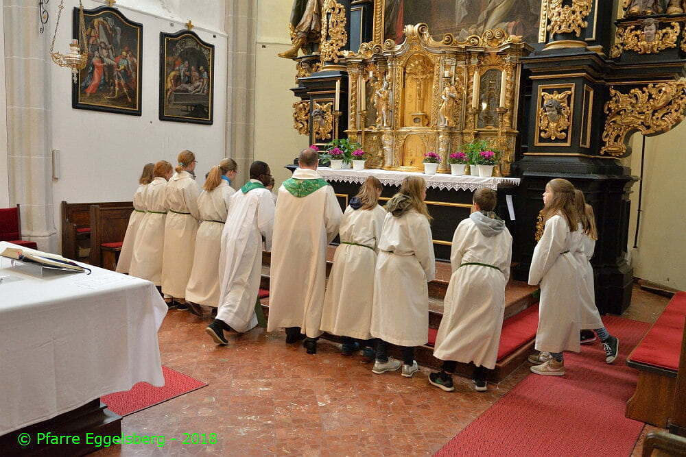 in der Pfarrkirche Eggelsberg