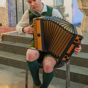 Familie Renhardt umrahmte den Gottesdienst musikalisch.