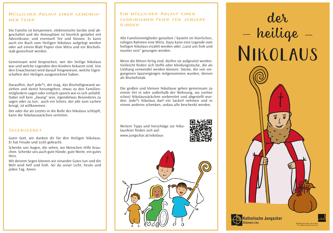 Nikolaus-Folder / © Team Kinder Diözese Linz Nikolaus-Folder