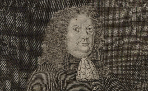 Wolfgang Carl Briegel, Stich von Elias Nessenthaler nach Johann Henrich Leuchter (1691) (Link zum Bild: http://gallica.bnf.fr/ark:/12148/btv1b84160392 / Gallica Digital Library: ID btv1b84160392).