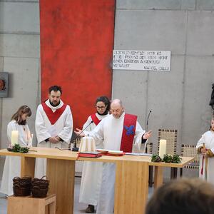 gemeinsamer Gottesdienst St. Quirinus und Marcel Callo