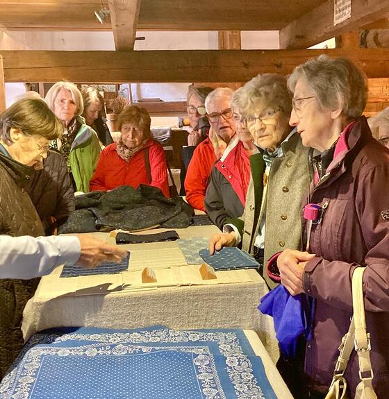 Maiausflug - 10.5.2023 / kfb-Gruppe Linz-Hl. Familie Gutau, Färbermuseum