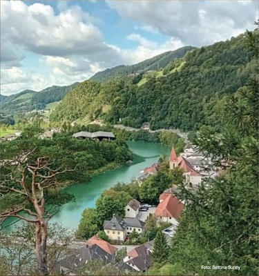 Losenstein Blick von Ruine