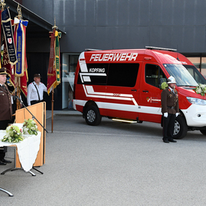 Segnung Komandofahrzeug FF Kopfing