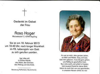 Rosa Hager