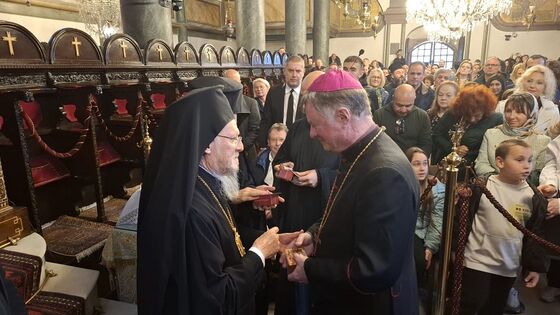 Patriarch Bartholomaios und Bischof Manfred Scheuer / © Georg Pulling Patriarch Bartholomaios und Bischof Manfred Scheuer