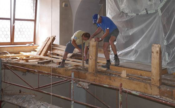 Kirchenrenovierung Eidenberg - 3. Woche