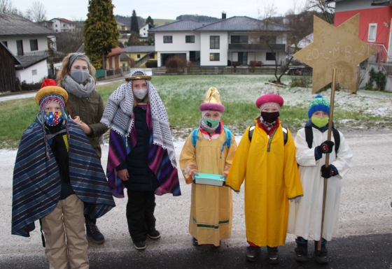 Sternsinger unterwegs