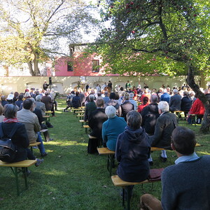 Erntedankfest am 4.10.2020 im Pfarrgarten