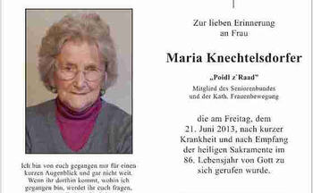 Maria Knechtelsdorfer