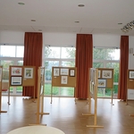 Vernissage mit Aquarellmalbildern