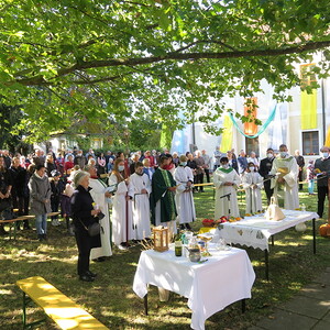 Erntedankfest am 4.10.2020 im Pfarrgarten