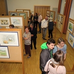 Vernissage mit Aquarellmalbildern