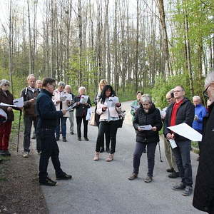 St. Quirinus geht den Kreuzweg auf den Pöstlingberg