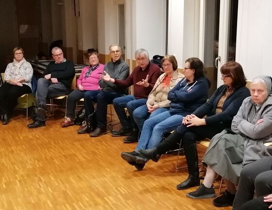 Treffen der Pfarrgemeinderäte - Hl. Familie, Don Bosco u. St. Severin / © Christian Koller Mittwoch, 8. Februar 2023 - Thema Seelsorgeteams