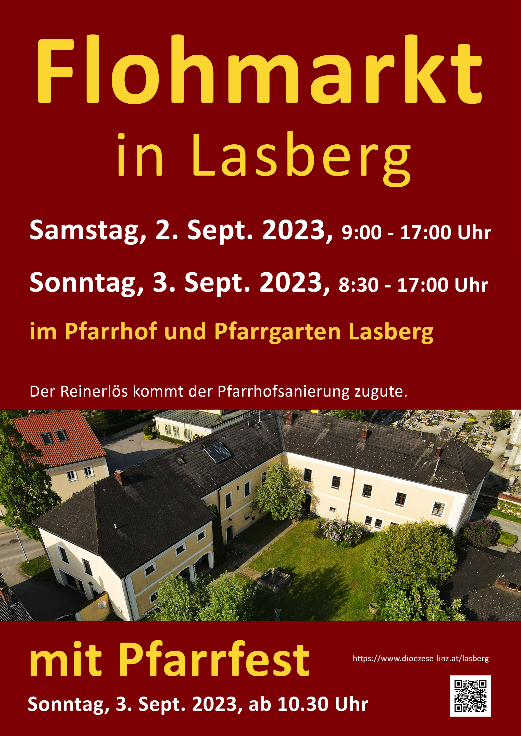 Flohmarkt und Pfarrfest in der Pfarre Lasberg