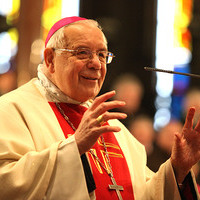 Maximilian Aichern,30 Jahre Bischofsweihe Maximilian Aichern / ? Di?zese Linz / Hermann Wakolbinger, ? Di?zese Linz / Hermann Wakolbi Bischof Maximilian Aichern beim Dankgottesdienst anl?sslich 30 Jahre Bischofsweihe im Mariendom am 22. J?nner 2012.