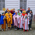 Gruppenfoto der Sternsinger zusammen mit Generalvikar Severin Lederhilger, Dompropst Wilhelm Vieböck und Bischofsvikar Johann Hintermaier.